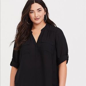 Black torrid Harper blouse